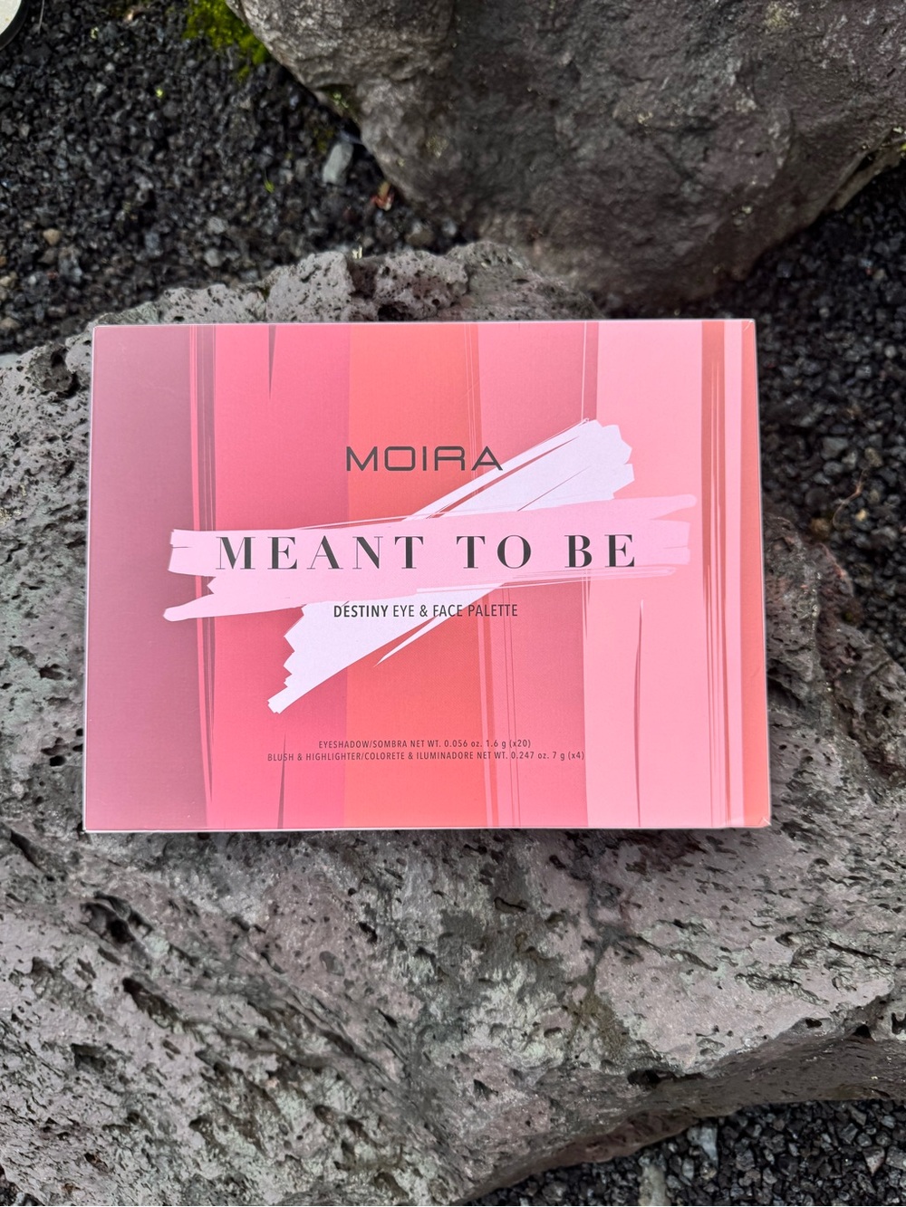 MOIRA Meant To Be Destiny Eye & Face Palette Vegan 20 Eyeshadows 4 Face Shades
